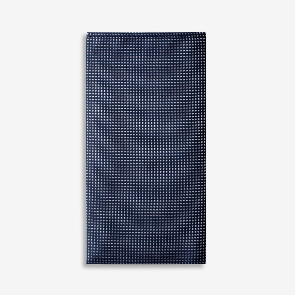 Reflective Navy Dotted Pocket Square